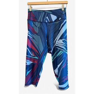 Women's NWT WITH Expedition Peleton High Waist Capri Leggings 1X Plus Reversible